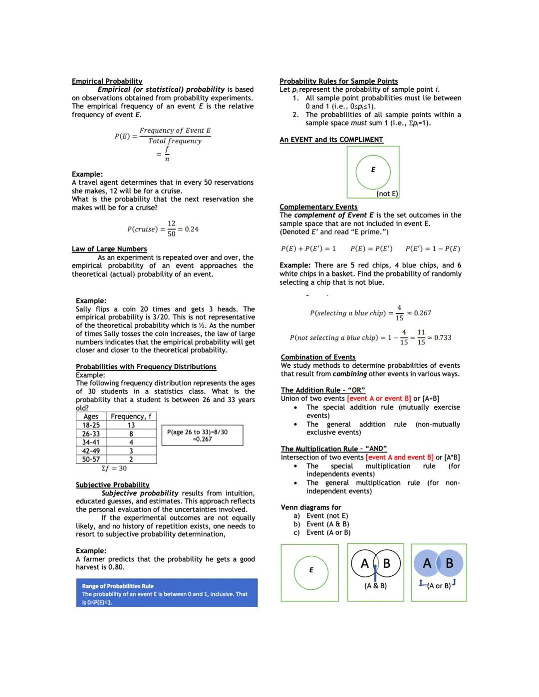 # PROBABILITY
PROBABILITY EXPERIMENT
• Is an action through which specific results (counts, measurements or responses) are obtained.
Exam