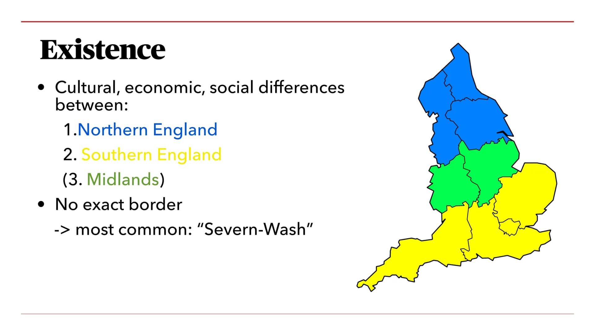 ERIK, MARIE, EMIR, JULIA
The North-South divide and
The devolution of Scotland Contents I. - The North-South divide
1. Existence
2. The Mi
