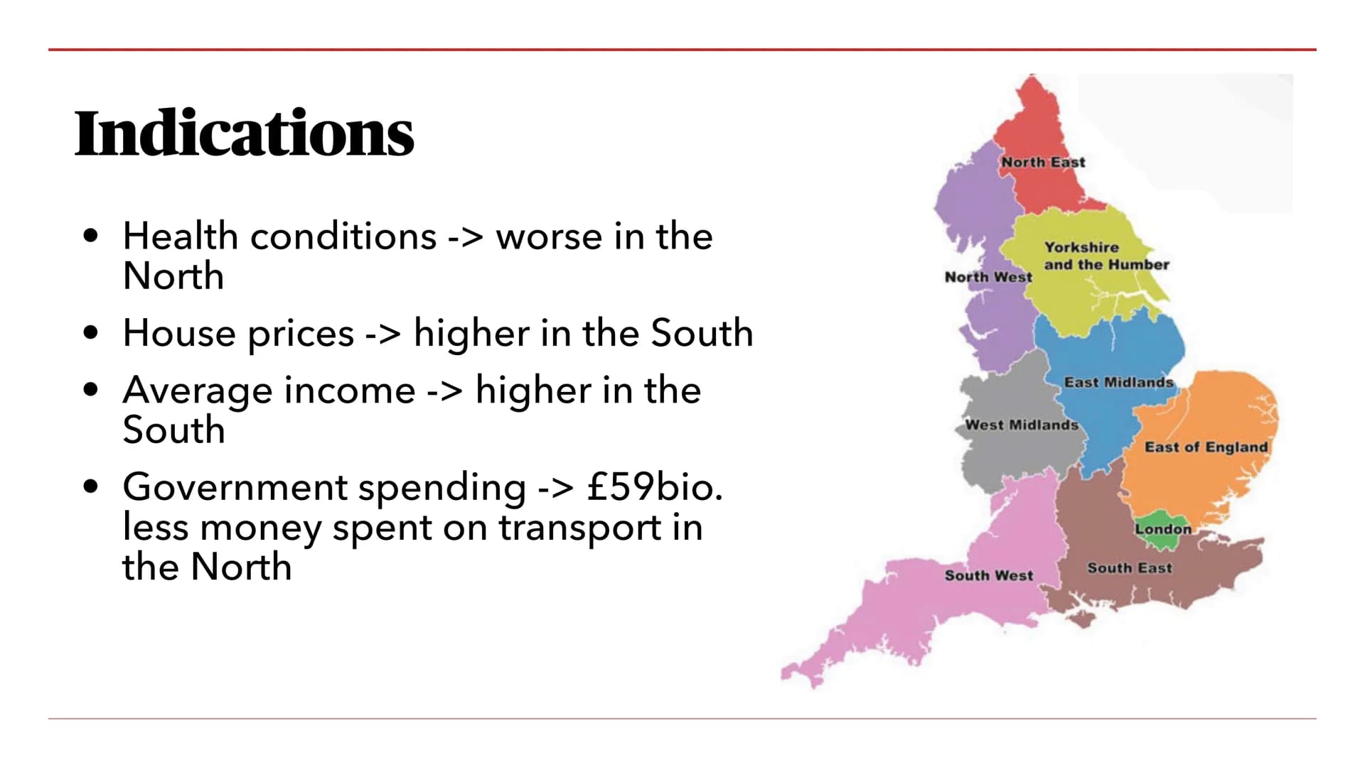 ERIK, MARIE, EMIR, JULIA
The North-South divide and
The devolution of Scotland Contents I. - The North-South divide
1. Existence
2. The Mi