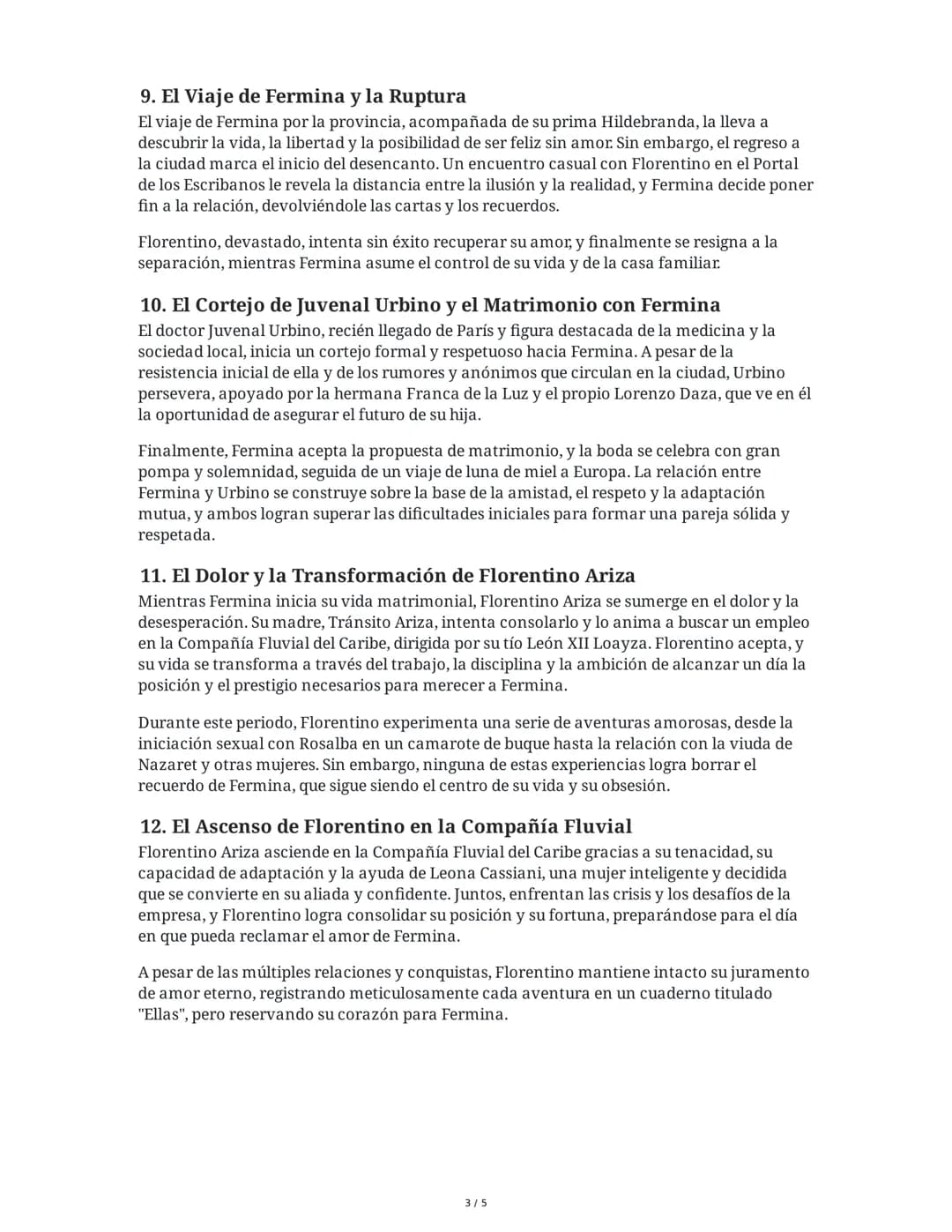 El amor en los tiempos del cólera - Resumen Detallado
1. El Olor de las Almendras Amargas y la Muerte de Jeremiah de Saint-
Amour
La novela
