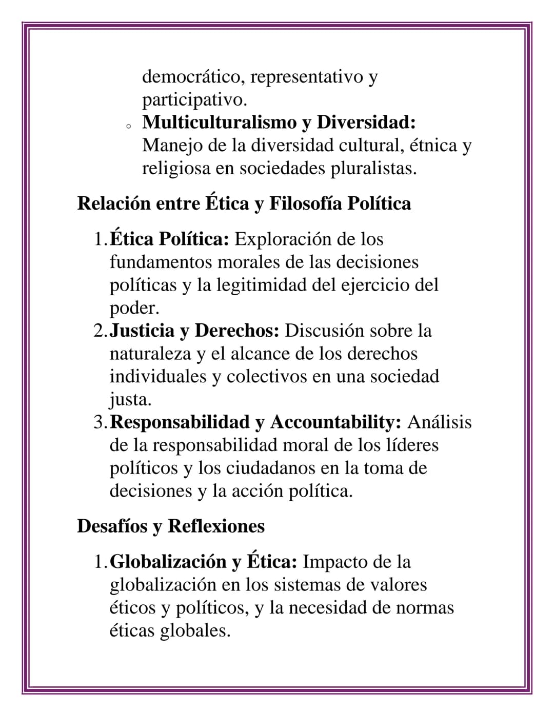 # ÉTICA Y FILOSOFÍA
# POLÍTICA
La ética y la filosofía política son disciplinas
fundamentales que exploran cuestiones morales,
principios é