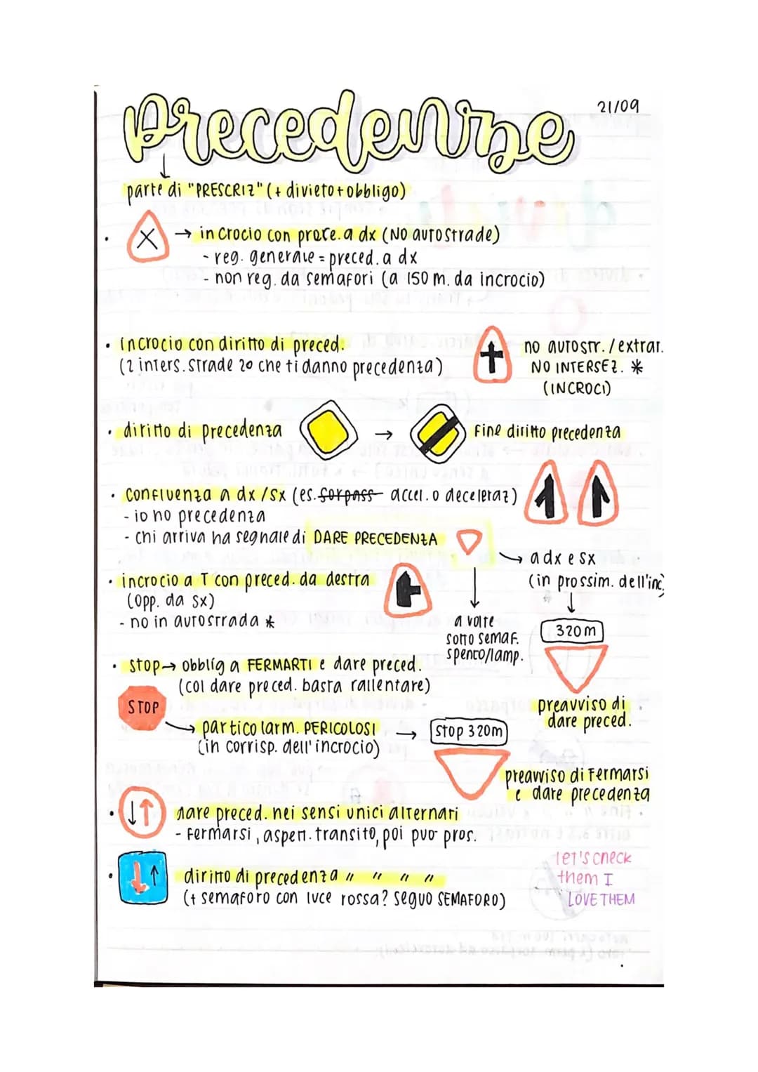 # APPUNTI PATENTE
Eccovi degli appunti che ho preso durante
le lezioni / schemi che ho fatto per ripassare.
Ci tengo a precisare nuovamente