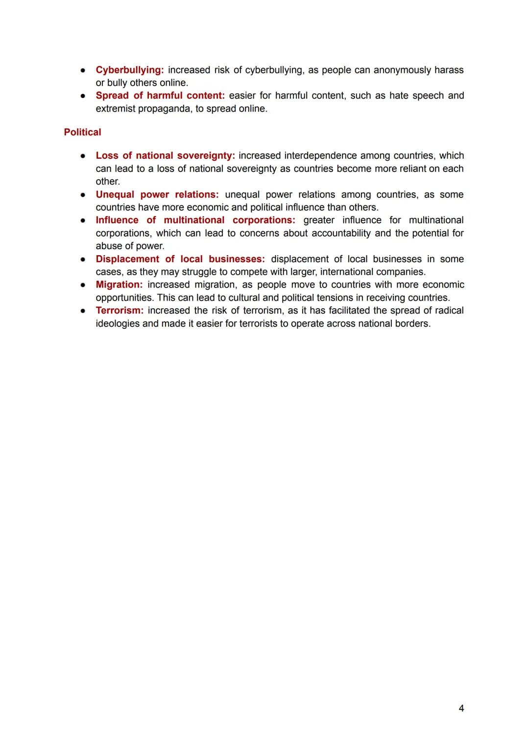 # Globalization - Global Chances & Challenges
Englisch Leistungskurs - Lernzettel für 1.101.2023 (Abitur)
What is Globalization?
Globaliz