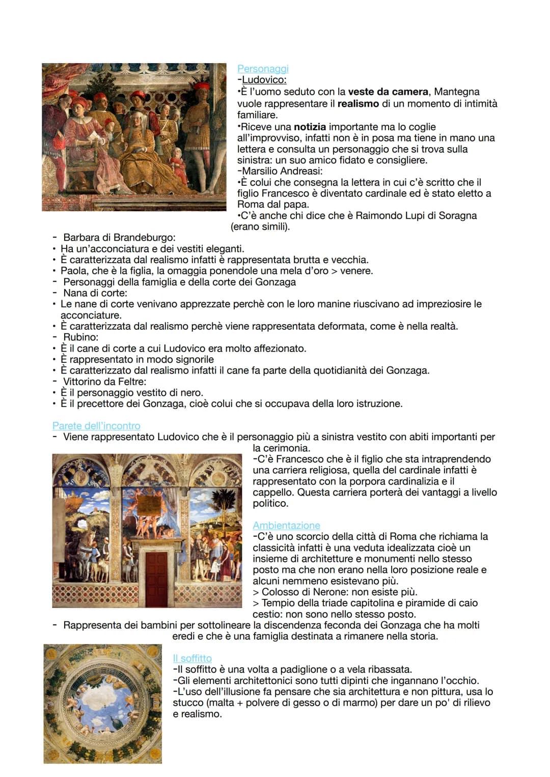 ANDREA MANTEGNA
La vita
- Nasce in veneto e la sua formazione artistica avviene a Padova, infatti diventerà il pittore
ufficiale della cort