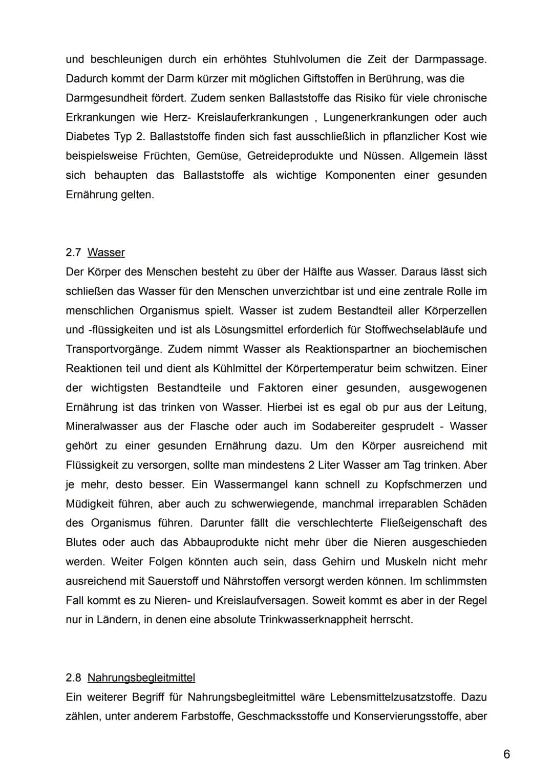 # Thema:
Gesunde Ernährung -
Du bist was du isst
Thema Gesundheit Inhaltsverzeichnis
1. Einleitung......................................