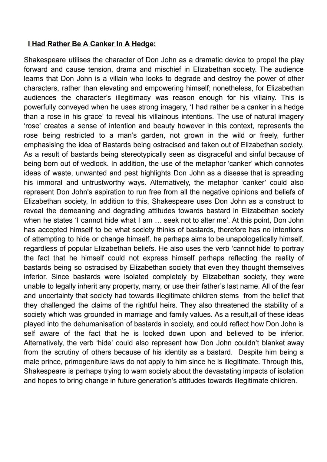 Merry War:
In this extract, Shakespeare presents the relationship between Beatrice and
Benedick as an unusual one from an Elizabethan persp
