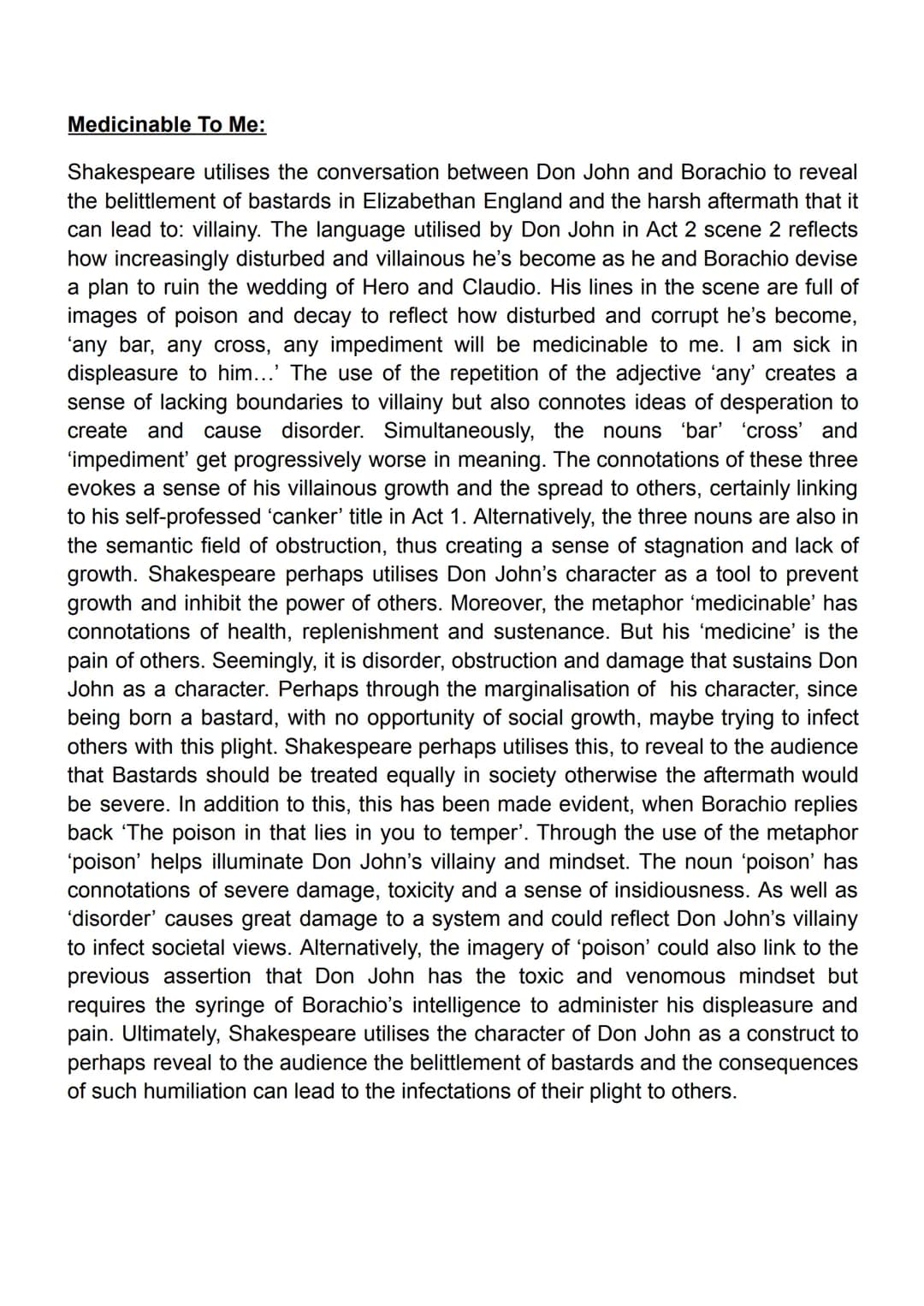 Merry War:
In this extract, Shakespeare presents the relationship between Beatrice and
Benedick as an unusual one from an Elizabethan persp