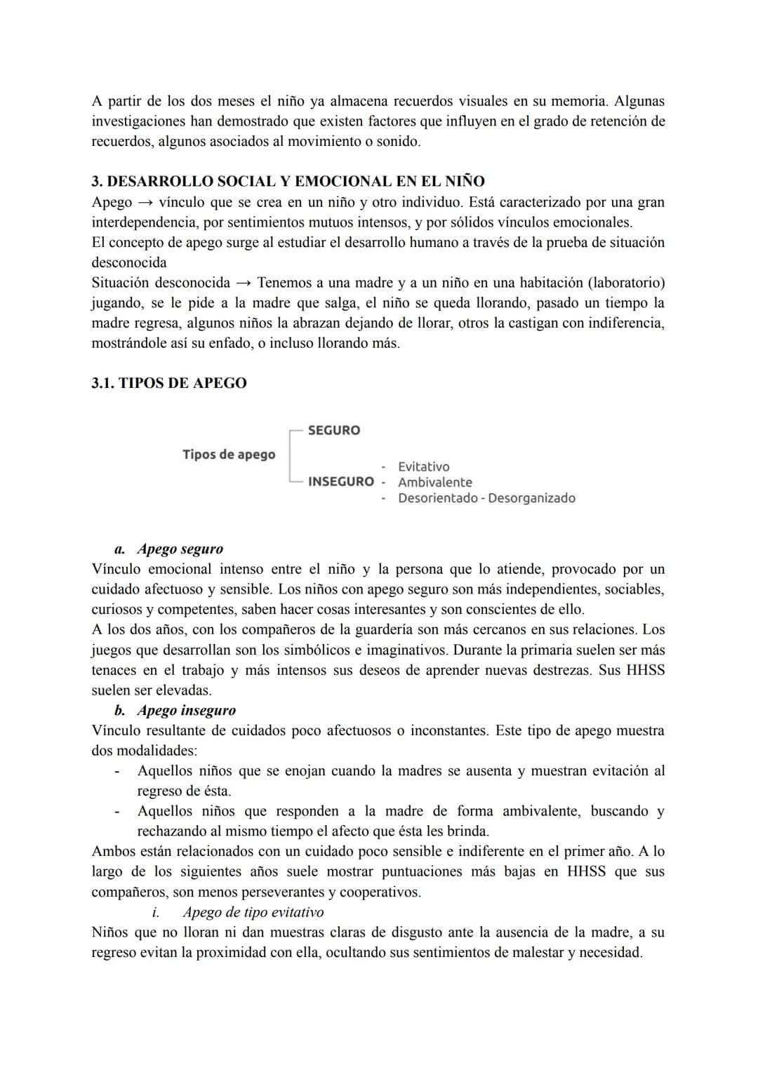 # TEMA 3.bis - DESARROLLO COGNITIVO EN LA INFANCIA
# 1. ETAPAS DEL DESARROLLO SENSORIOMOTOR
## ESQUEMA DE LAS 6 ETAPAS DEL DESARROLLO SENS