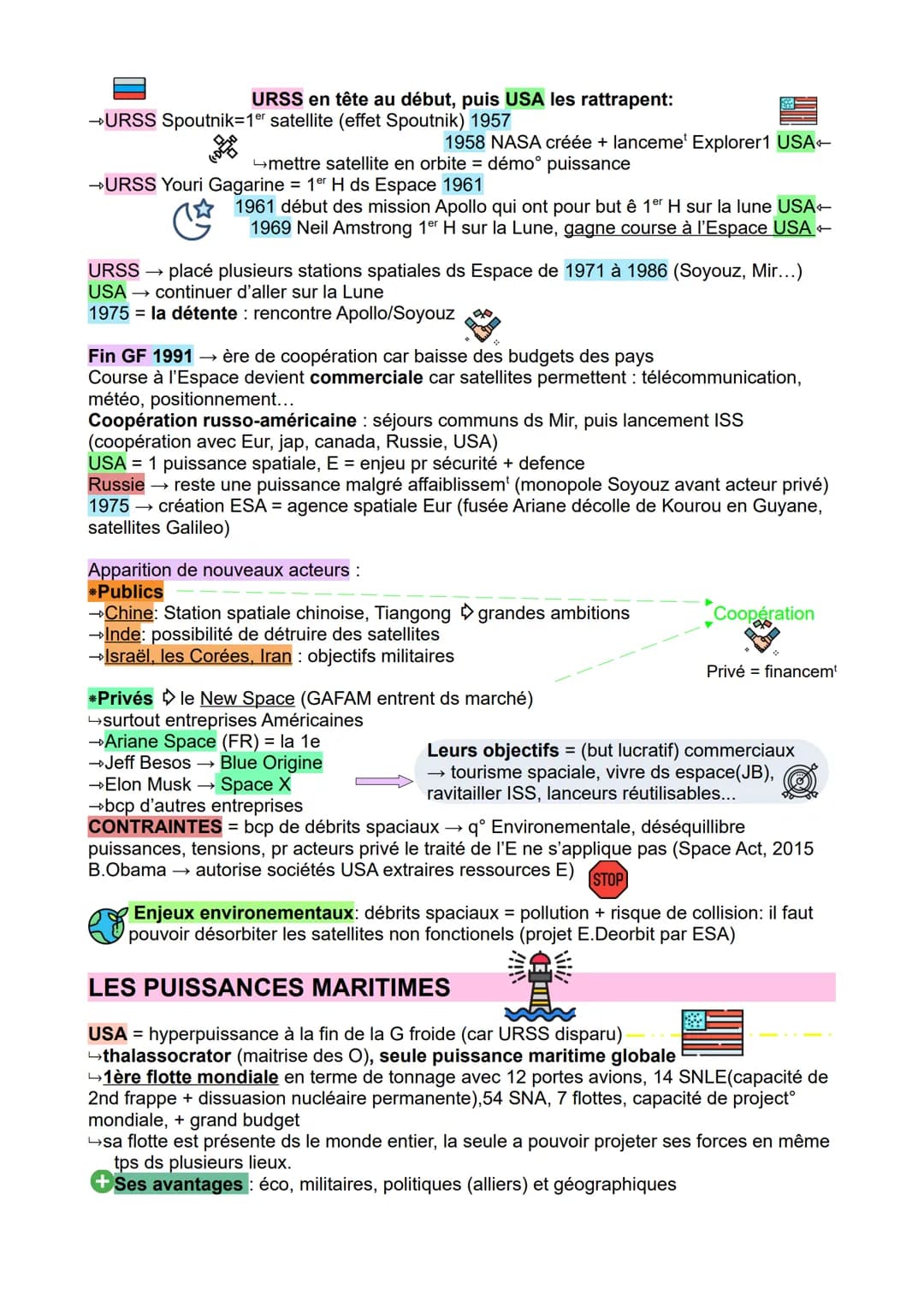 # THÈME 1:
DE NOUVEAUX ESPACES DE CONQUÊTE
CHAP INTRO
* Puissance Faire, faire faire, empêcher de faire, refuser de faire (Serge Sur)
* pay