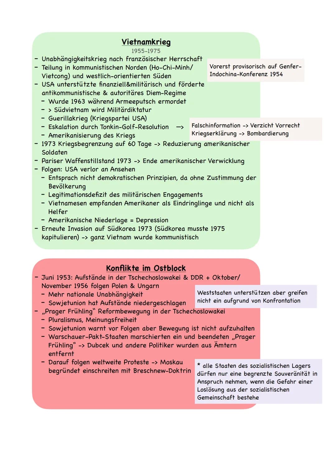 # Ost West - Konflikt
Ausgangspunkt: Ende 2. Wk 1945
Verlauf:
- UdSSR + USA - Anti-Hitler-Koalition:
- Gemeinsamer Kampf gegen NS-Regi