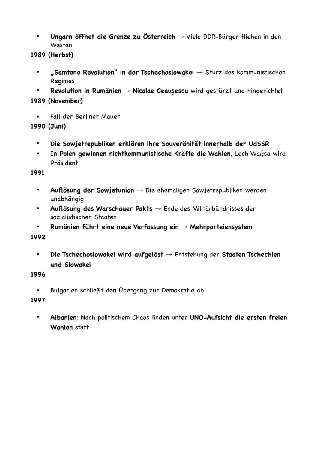 # Ost West - Konflikt
Ausgangspunkt: Ende 2. Wk 1945
Verlauf:
- UdSSR + USA - Anti-Hitler-Koalition:
- Gemeinsamer Kampf gegen NS-Regi