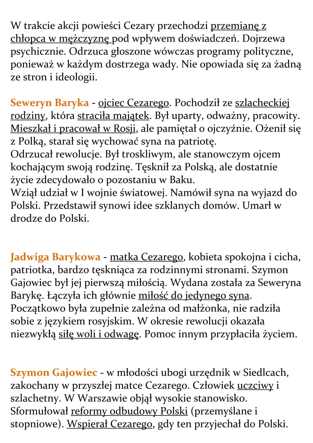 # Przedwiośnie
Stefan Żeromski
Opracowanie
Bohaterowie
Czas akcji: 1914 - 1921 rok.
Miejsce akcji: Baku, podróż przez Rosję (Moskwa, Chark