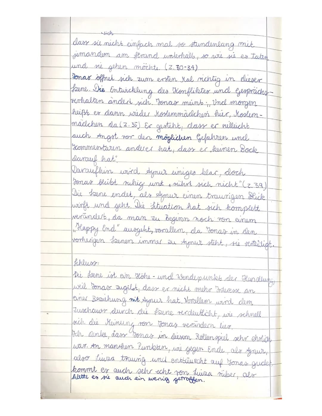 Einleitung:
benenanalyse Türkisch Gold"
Die zu analysierende Leene stammd dus dem Jugendtheater-
stick Tirkisch Gold von Tina Müller
43.02.2
