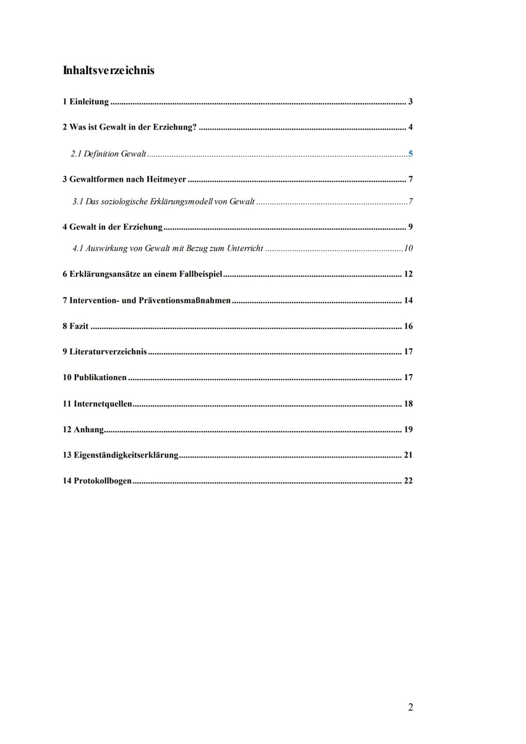 Gewalt in der Entwicklung - Wo fängt Gewalt an, wo hört sie auf?
Pädagogik Facharbeit/Q1
www.noz.de # 1 Einleitung
Vom Mobbing in der Sch