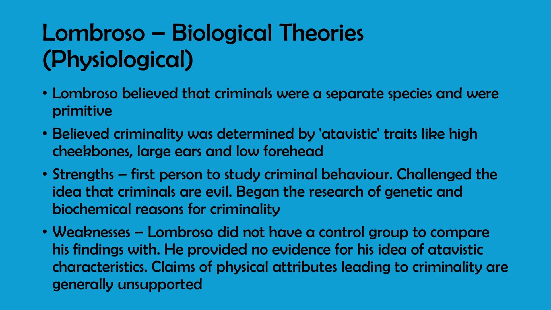 # Unit 2
WJEC Criminology A-Level
By Bailie Burnett Glossary
* AC 1.1 & 1.2 - Slide 3-5
* AC 2.1 (3.2) - Slide 6-14
* AC 2.2 (3.2)