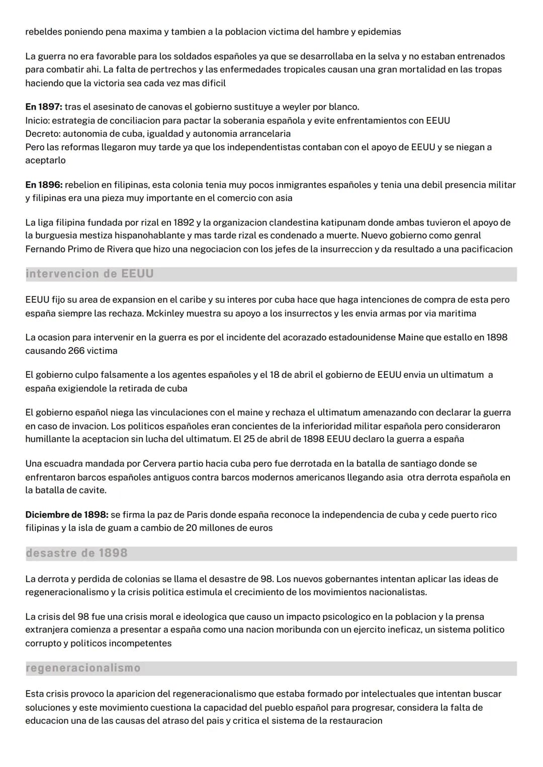 # TEMA 7: restauracion borbonica
1- ANTECEDENTES
El proceso revolucionario se va desarrollando en el Sexenio Revolucionario. La vuelta al
