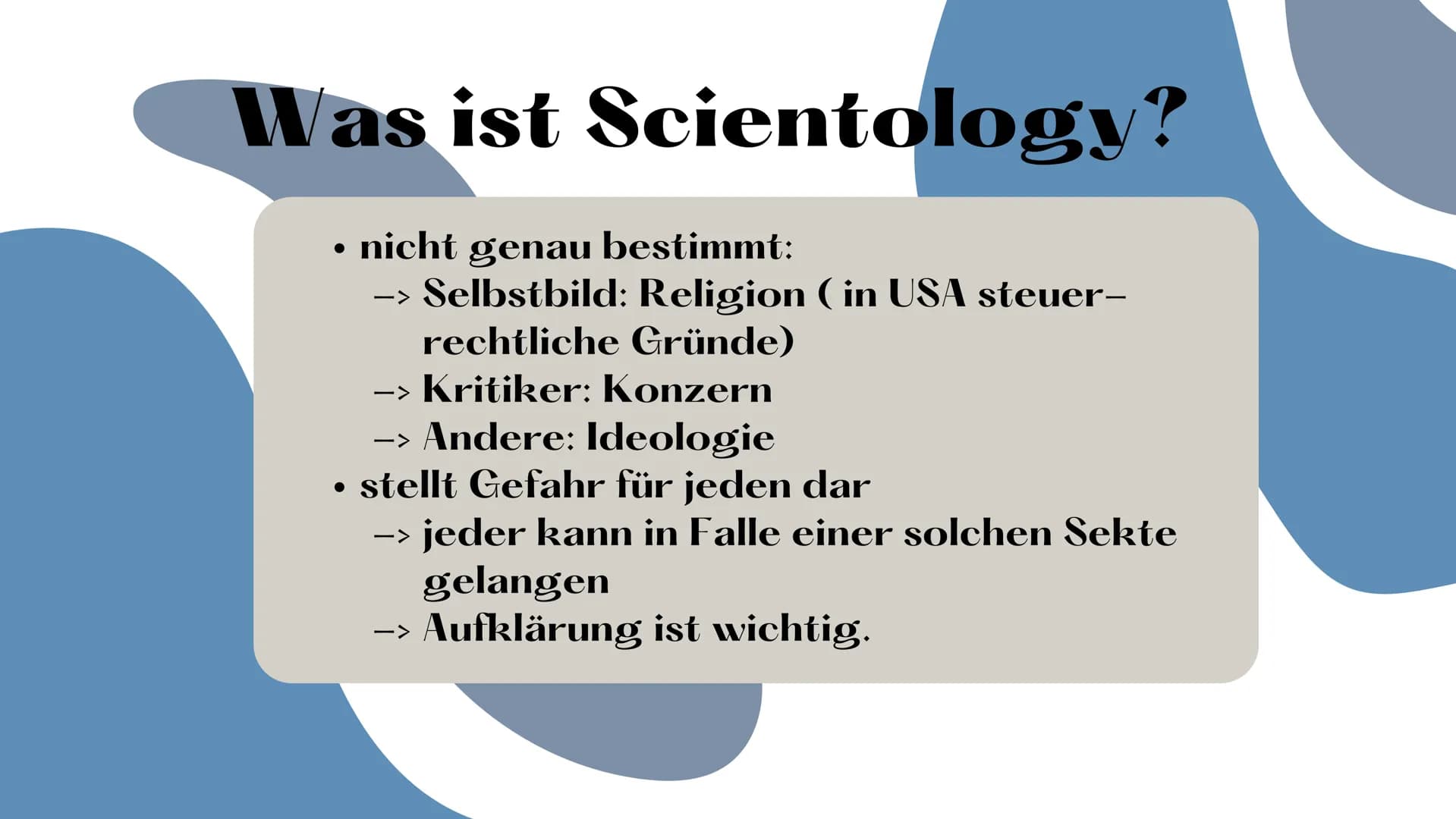 # +
SCIENTOLOGY
Scientology.
Wissen über das Wissen # Inhaltsverzeichnis
1. Was ist Scientology? Seite 3-4
2. Ursprung und Entstehung Seit
