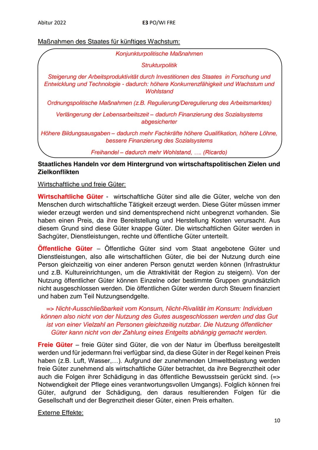 Abitur 2022
E3 PO/WI FRE
2. Kurshalbjahr: Soziale Marktwirtschaft zwischen Anspruch und Wirklichkeit
Freie Marktwirtschaft - Adam Smith