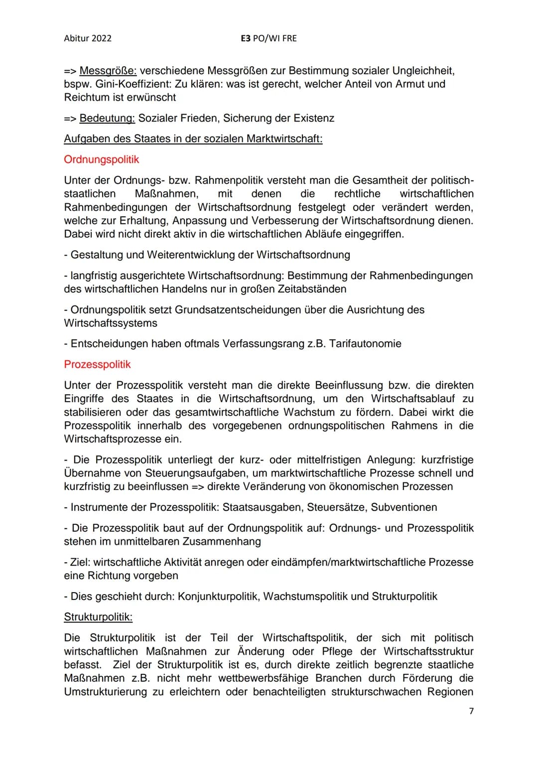 Abitur 2022
E3 PO/WI FRE
2. Kurshalbjahr: Soziale Marktwirtschaft zwischen Anspruch und Wirklichkeit
Freie Marktwirtschaft - Adam Smith