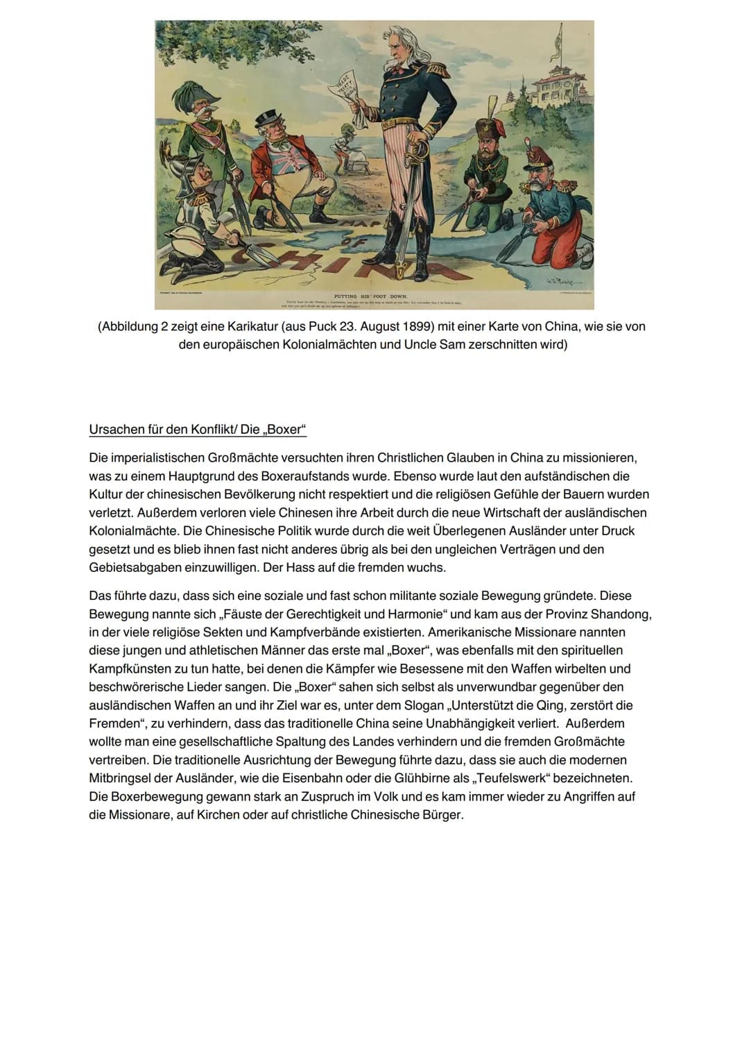 # Geschichte Q1 schriftliche Ausarbeitung
## Der Boxeraufstand
Politische und gesellschaftliche Lage in China zu Ende des 19Jhr.
Durch me