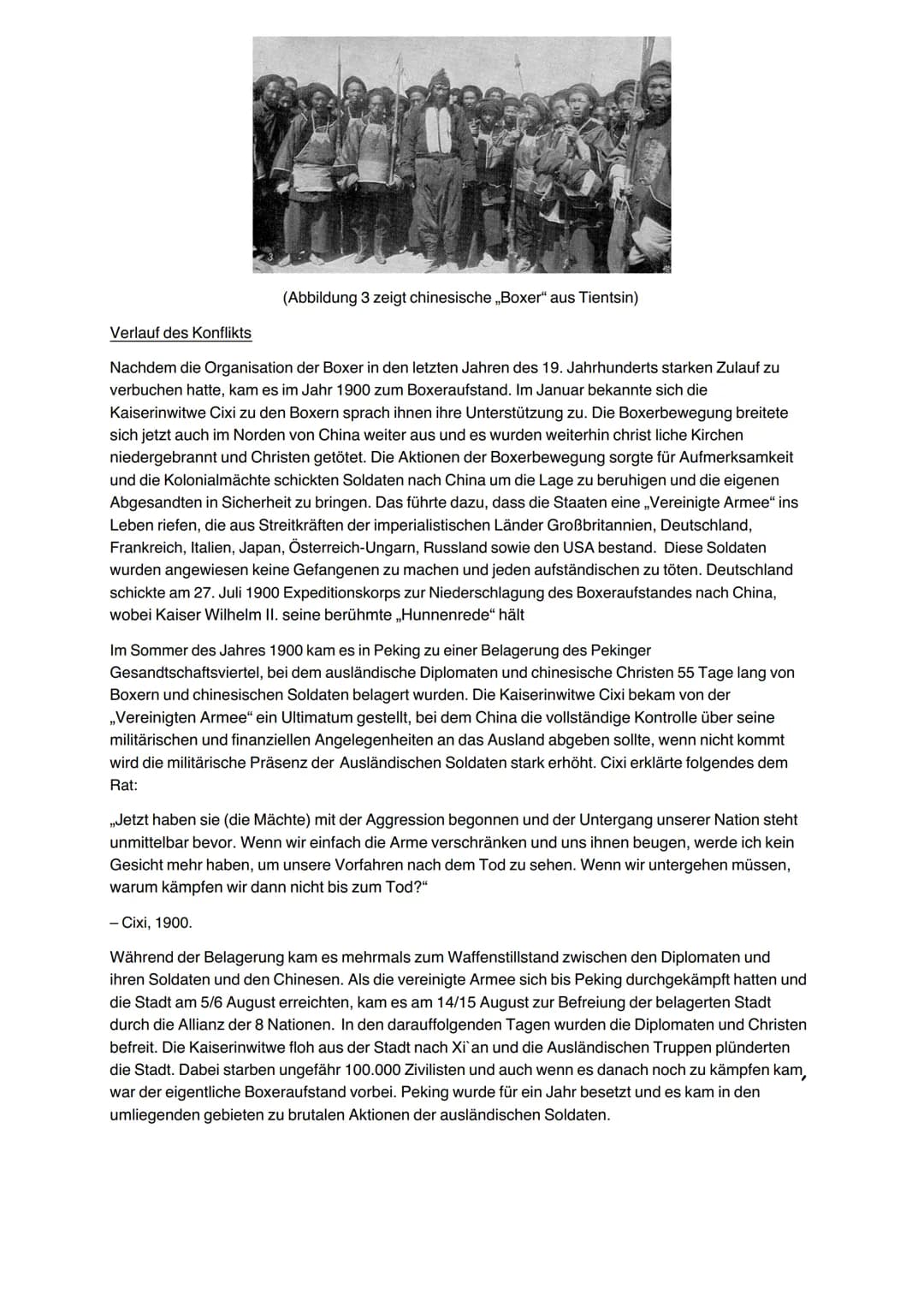 # Geschichte Q1 schriftliche Ausarbeitung
## Der Boxeraufstand
Politische und gesellschaftliche Lage in China zu Ende des 19Jhr.
Durch me