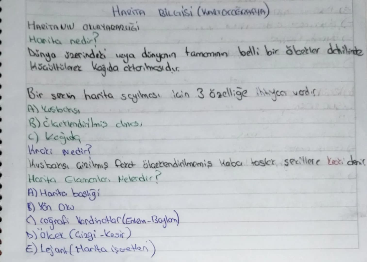HARITA BİLGİSİ (KARTOCCERARIA)
HARITANIU OKURYARARLIĞI
Harita nedir?
Dünya üzerindeki veya dünyanın tamamınını belli bir öbekler dahilinde