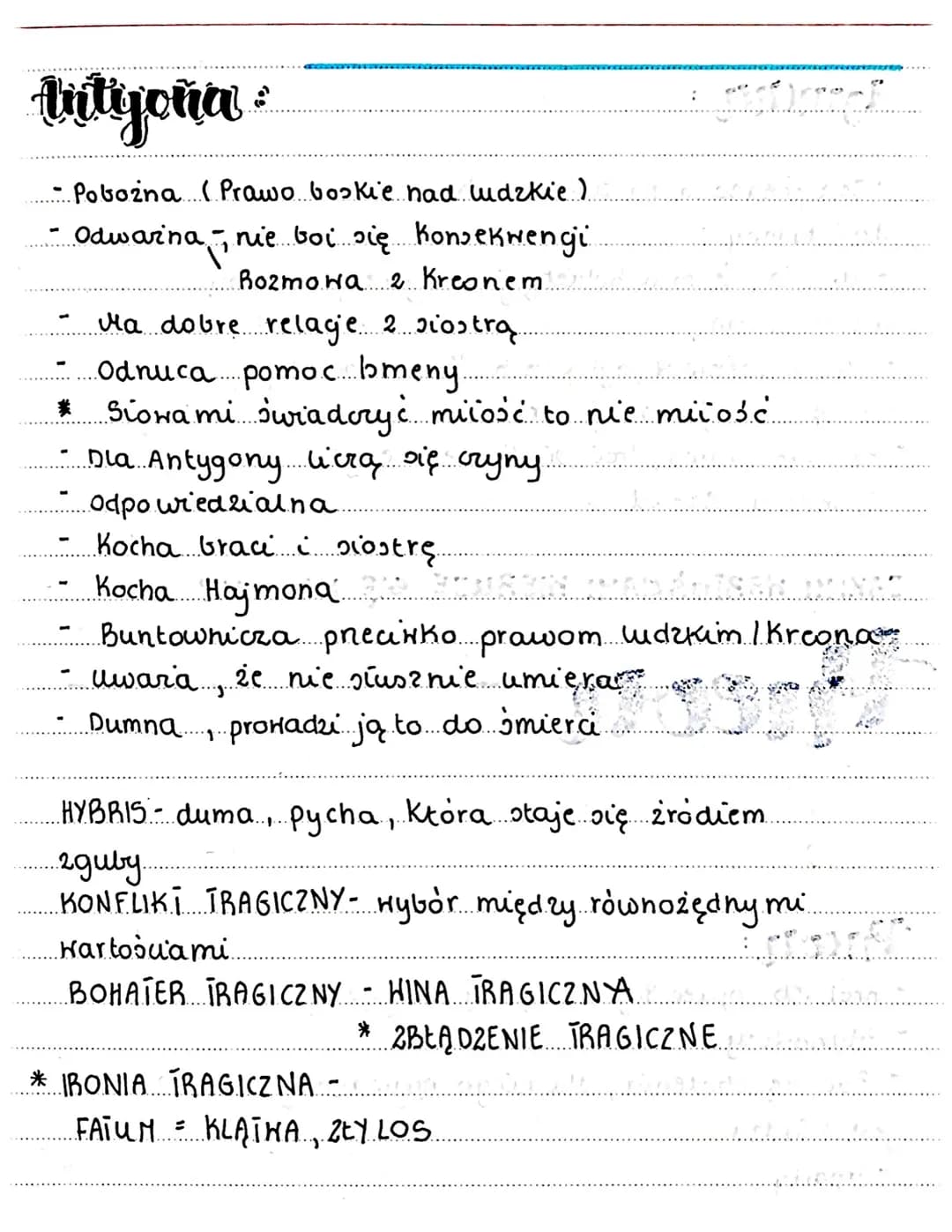 PRAHO LUDZKIE A PRAHO BOSKIE
O KONFLIKCIE TRAGICZNYM
Antygonie
Cras i miejsce akcji:
Paiac wievach.
Do 24 h
Bochaterowie :
Anty gona
lomen