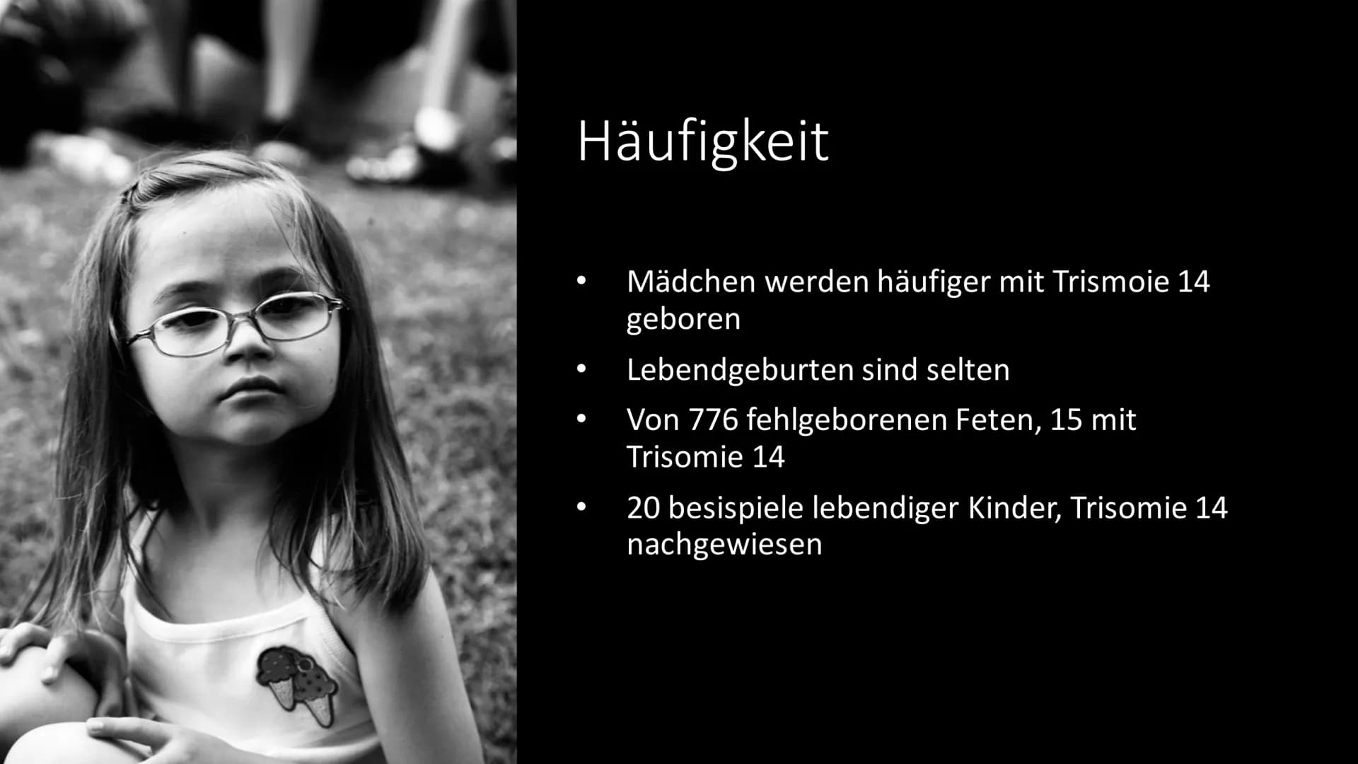 Trisomie 14 # Struktur
- Was ist Trisomie 14?
- Häufigkeit
- Formen
- Symptome
- Diagnose
- Therapie 14
Was ist Trisomie 14?
$
\longright