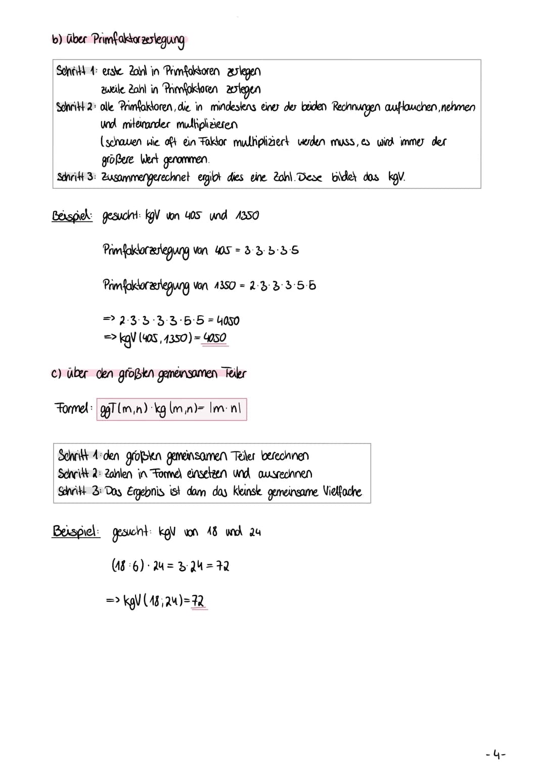 # Ausarbeitung: kgv und ggT
1. größto gemeinsamer Teiler (ggT)
1.1 Definition
Der größte gemeinsame Teiler (=ggT) zweier natürlicher Zahl