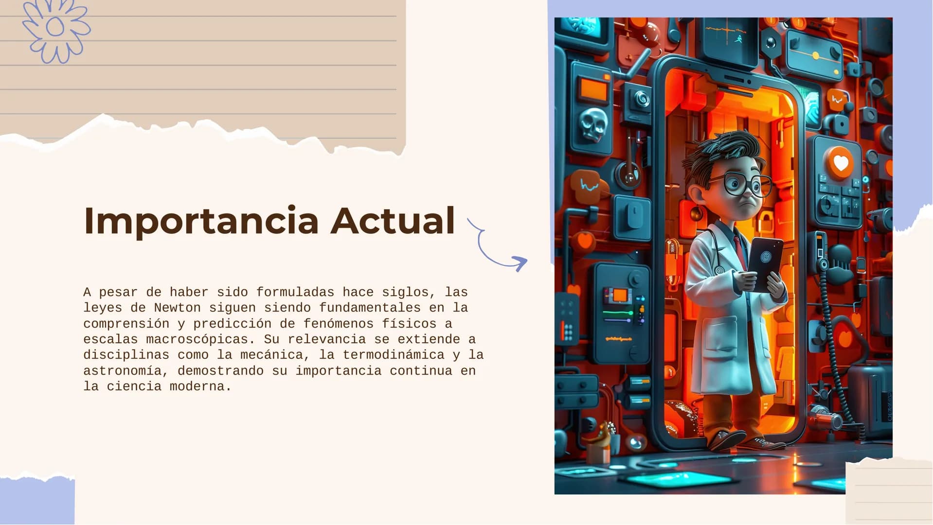 # Los Principios
## Fundamentales de la
## Dinámica Según Isaac
## Newton Introducción
En esta presentación se abordarán los
Principios Fun