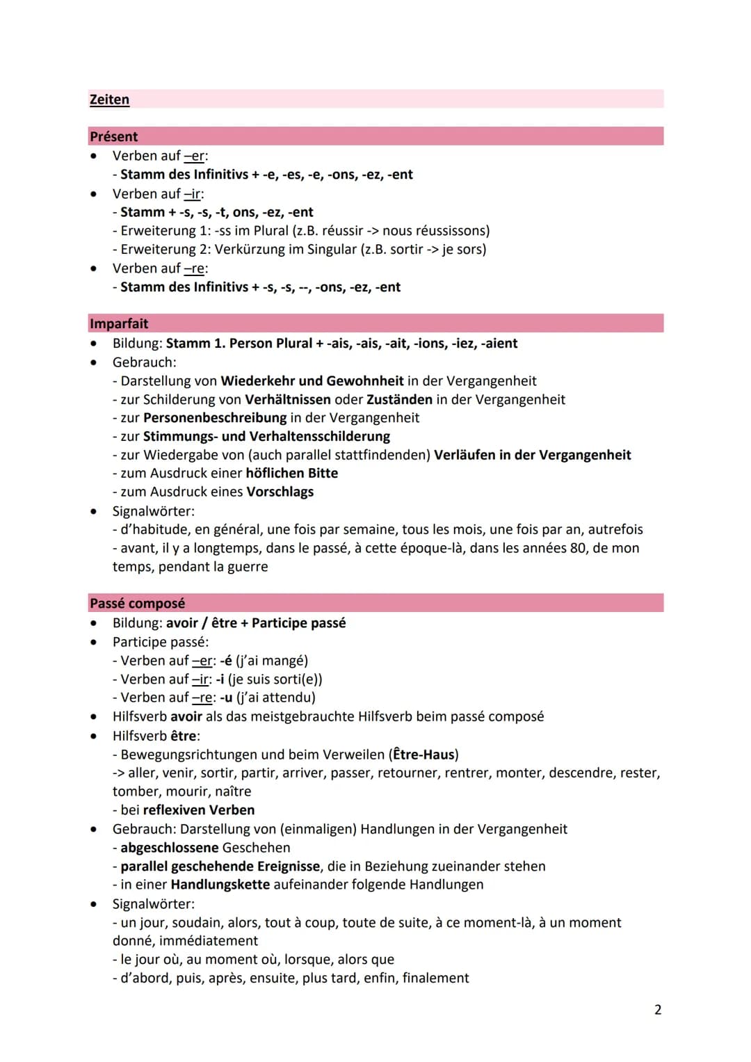# La grammaire
Begleiter
Die indefiniten Begleiter
* stehen vor dem Nomen und Verhalten sich wie Adjektive (müssen angeglichen werden)