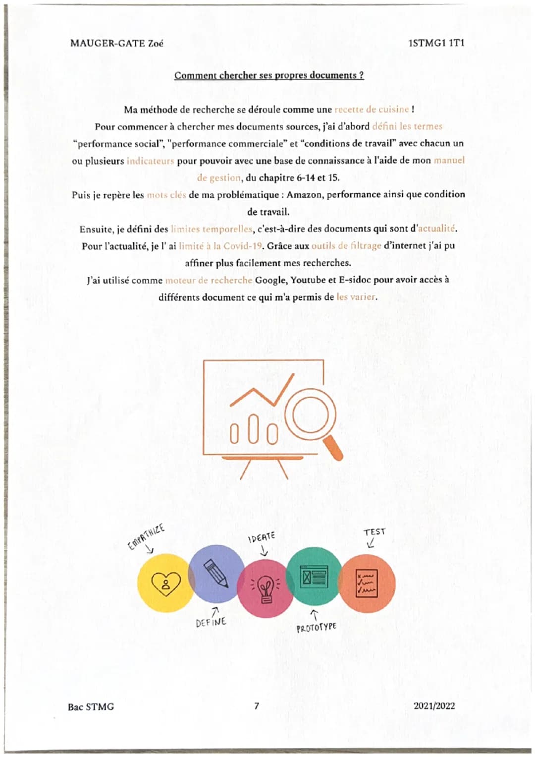 MAUGER-GATE Zoé
1STMG1 1T1
ETUDE DE GESTION
amazon
L'entreprise mondiale américaine de e-commerce
Bac STMG
1
2021/2022 MAUGER-GATE Zo