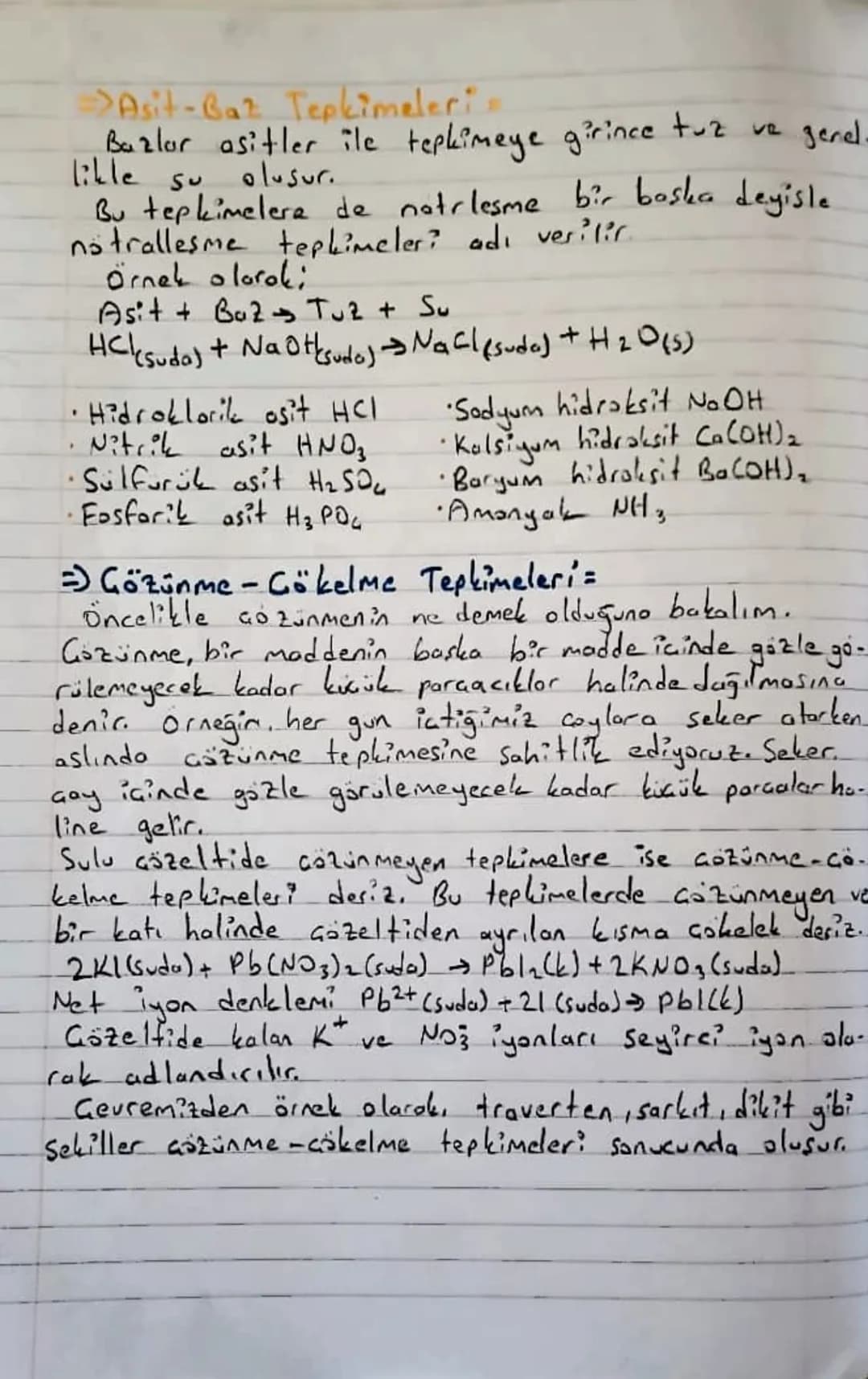 10. Sınıf
Kimyasal Tepkime Türleri
Birçok kimyasal tepkime vardır. Kolaylık amacıyla.
bu tepkimeler sınıflandırılmıştır. Simdi bunları ince