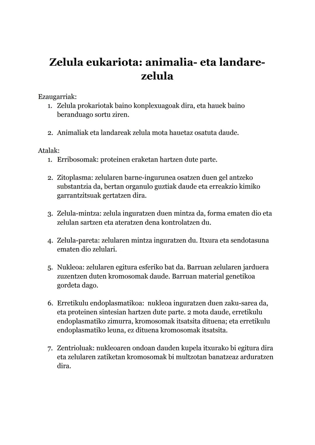 # Teoria Zelularra
Oinarriak:
1. Izaki bizidun guztiak zelulaz osatuta gaude.
2. Zelulek 3 bizi funtzioak betetzen dituzte:
a. Nutr