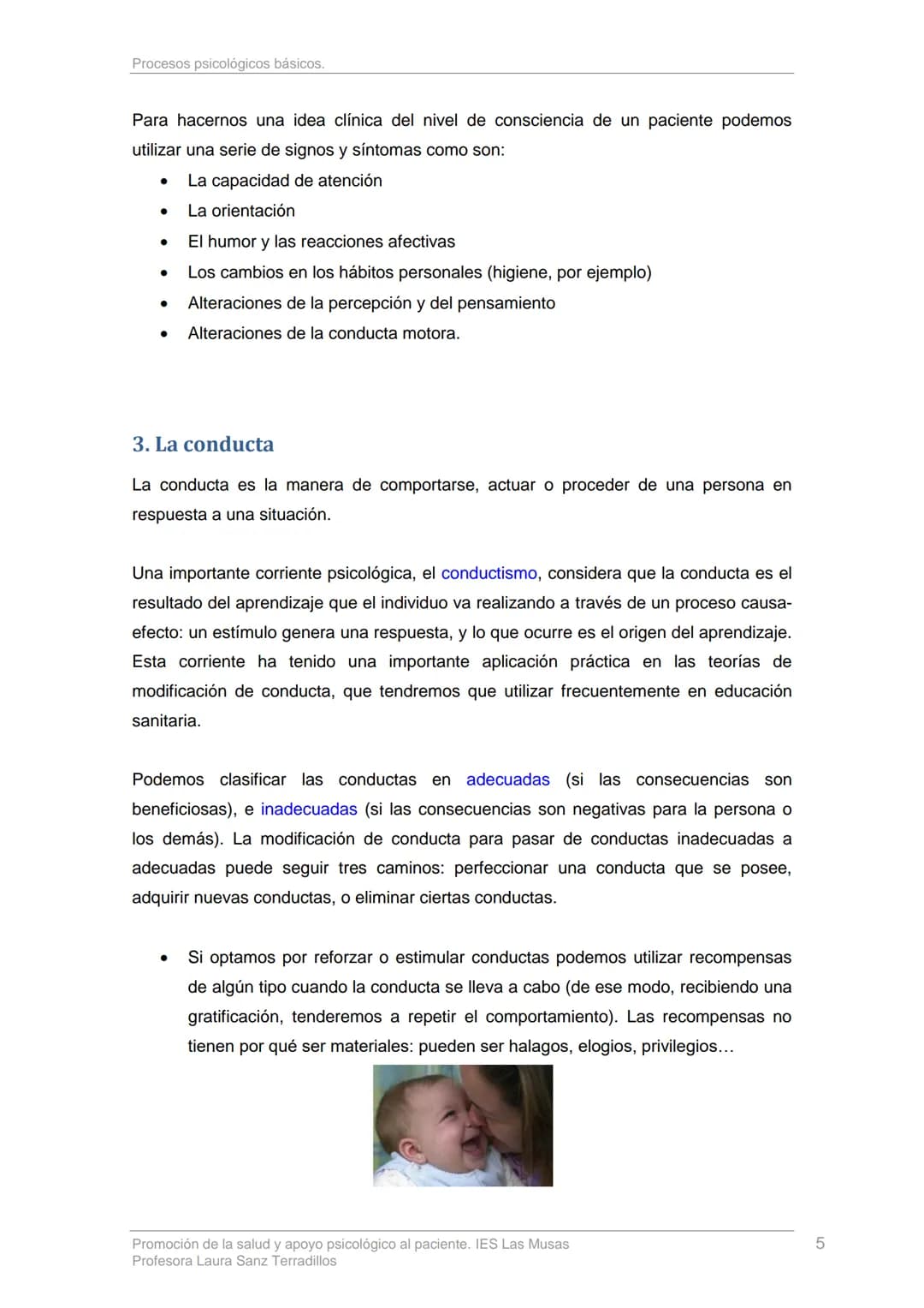 # TEMA 1: PROCESOS PSICOLÓGICOS BÁSICOS
1. Introducción
La definición de salud de la OMS nos dice que esta debe abarcar no sólo el estado