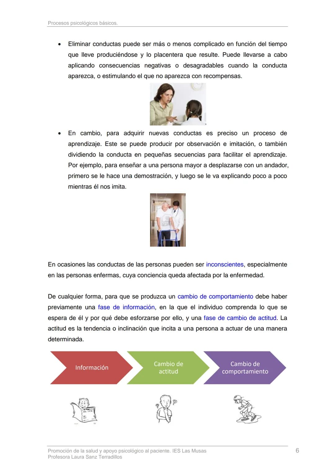 # TEMA 1: PROCESOS PSICOLÓGICOS BÁSICOS
1. Introducción
La definición de salud de la OMS nos dice que esta debe abarcar no sólo el estado
