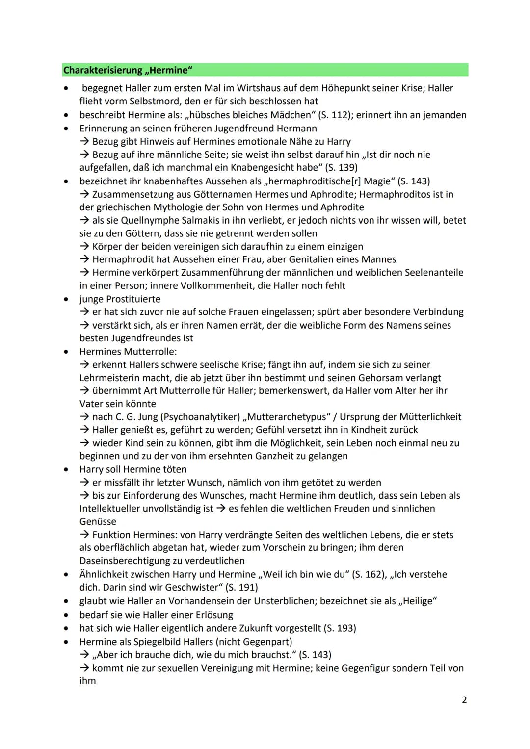 # Der Steppenwolf
Charakterisierung „Harry Haller"
alle Infos aus: Klett, Lektürenhilfe Steppenwolf
* fast fünfzigjähriger Intellektuel