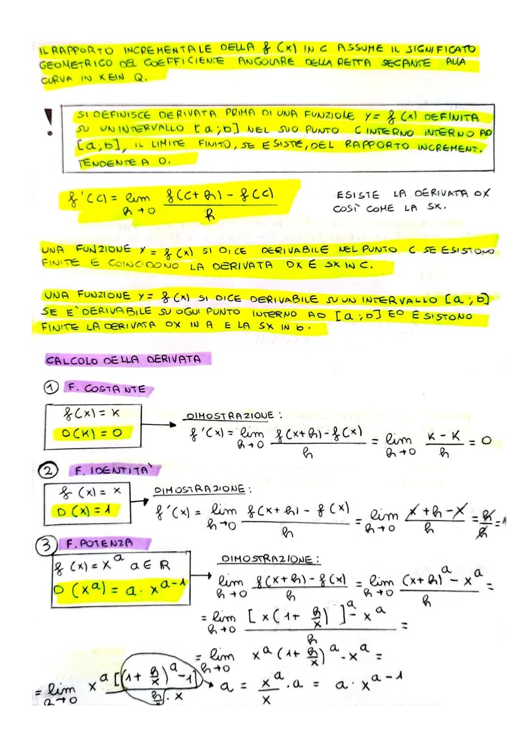 # ANALISI MATEMATICA (TEORIA)
FUNZIONI
- CRESCENTE $\rightarrow$ &:D+R
UNA FUNZIONE SI DICE STRETTAMENTE CRESCENTE SU UN INTERVALLO
I