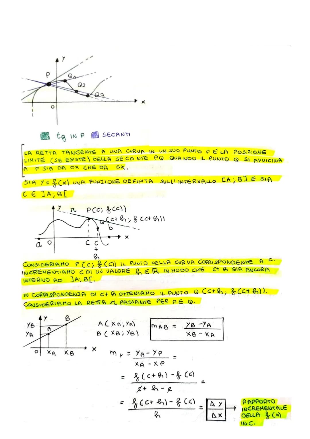 # ANALISI MATEMATICA (TEORIA)
FUNZIONI
- CRESCENTE $\rightarrow$ &:D+R
UNA FUNZIONE SI DICE STRETTAMENTE CRESCENTE SU UN INTERVALLO
I