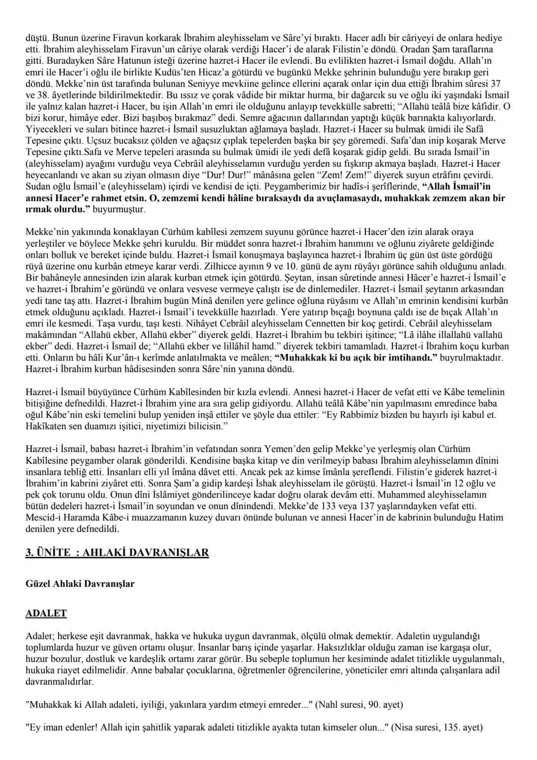 # 7. SINIF
DİN KÜLTÜRÜ VE AHLAK BİLGİSİ
DERS NOTLARI
1. ÜNİTE: MELEK VE AHİRET İNANCI
## Görülen ve Görülemeyen Varlıklar
* Varlıklar a