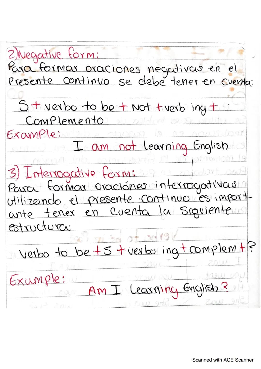 Prisent contine
VS
Past continuos
Present Continuous
Es un tiempo verbal que se utiliza para
hablar de acciónes que se están realizando
