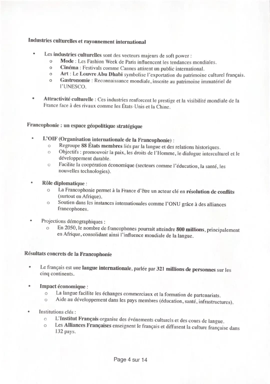 # L'AXE 2: FORME INDIRECTES DE LA
PUISSANCE: UNE APPROCHE GÉOPOLITIQUE
SYNTHÈSE: L'ANGLAIS, UNE LANGUE MONDIALE
1. L'Anglais dans le Monde