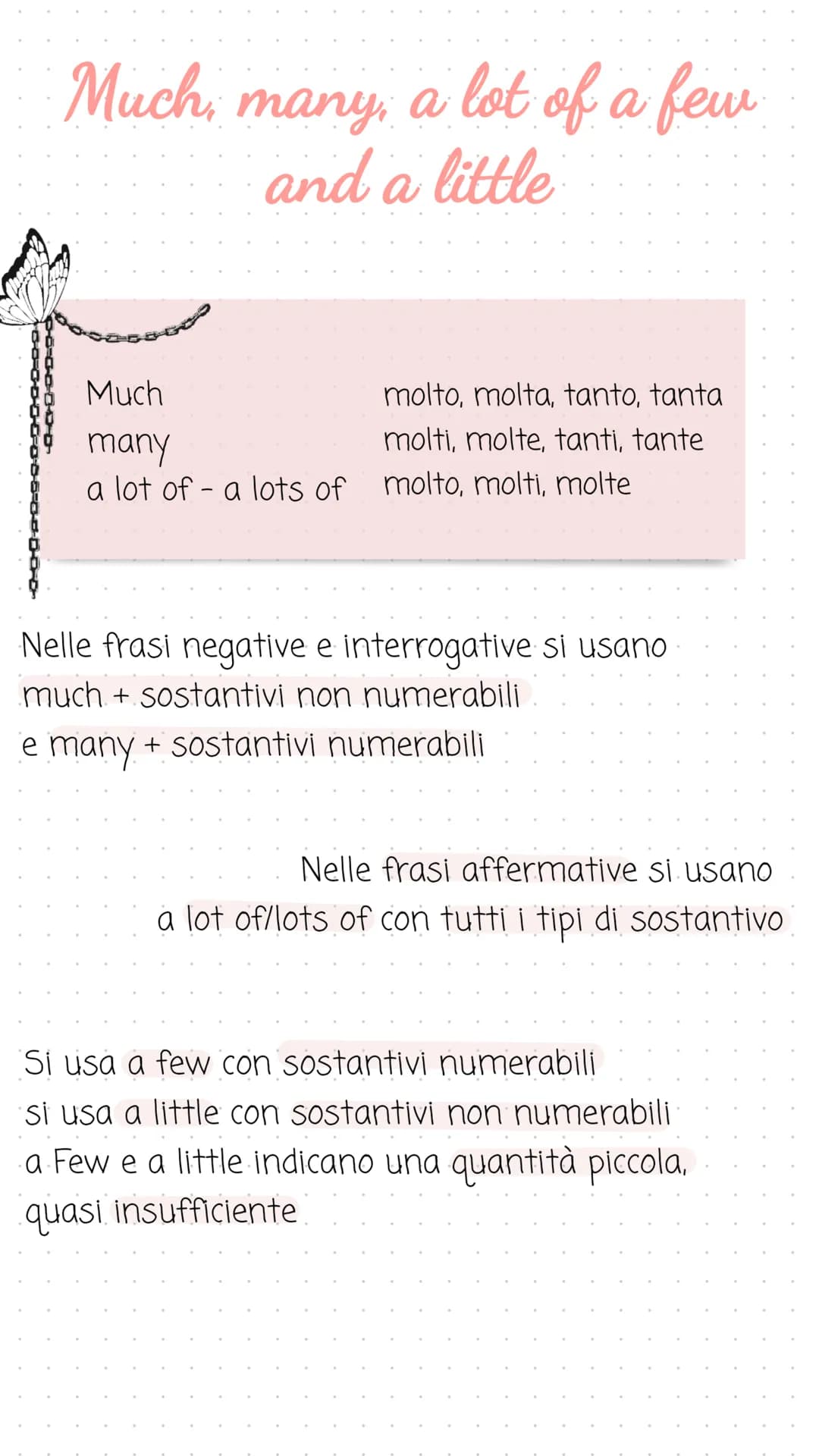 # Much, many, a lot of a few
and a little
Much molto, molta, tanto, tanta
many molti, molte, tanti, tante
a lot of a lots of molto, molti,