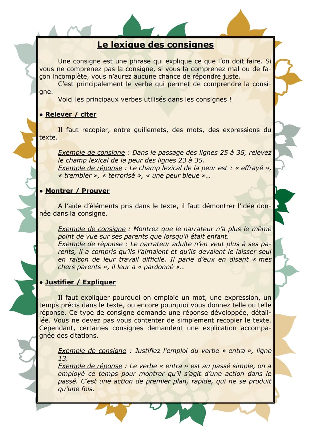 # Brevet de français
## Mémento
Livret de révisions pour
préparer le Brevet # Présentation de l'épreuve
L'épreuve dure trois heures et co