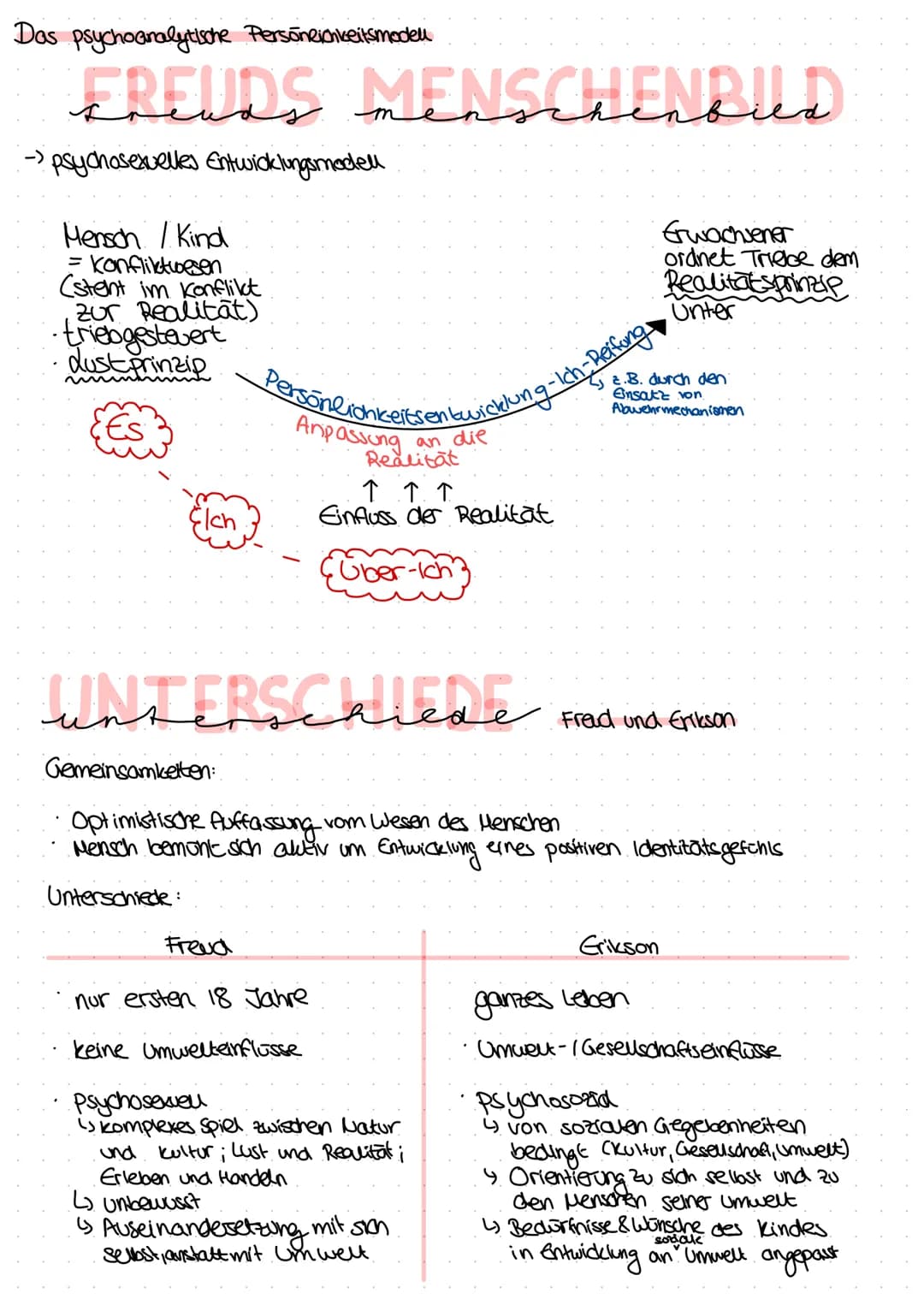 # PSYCHOANALYSE
## Entwicklung
* Entwicklung beschreibt die daveshafte Veränderung von Beginn bis zum Ende des
Lebens eines Individu