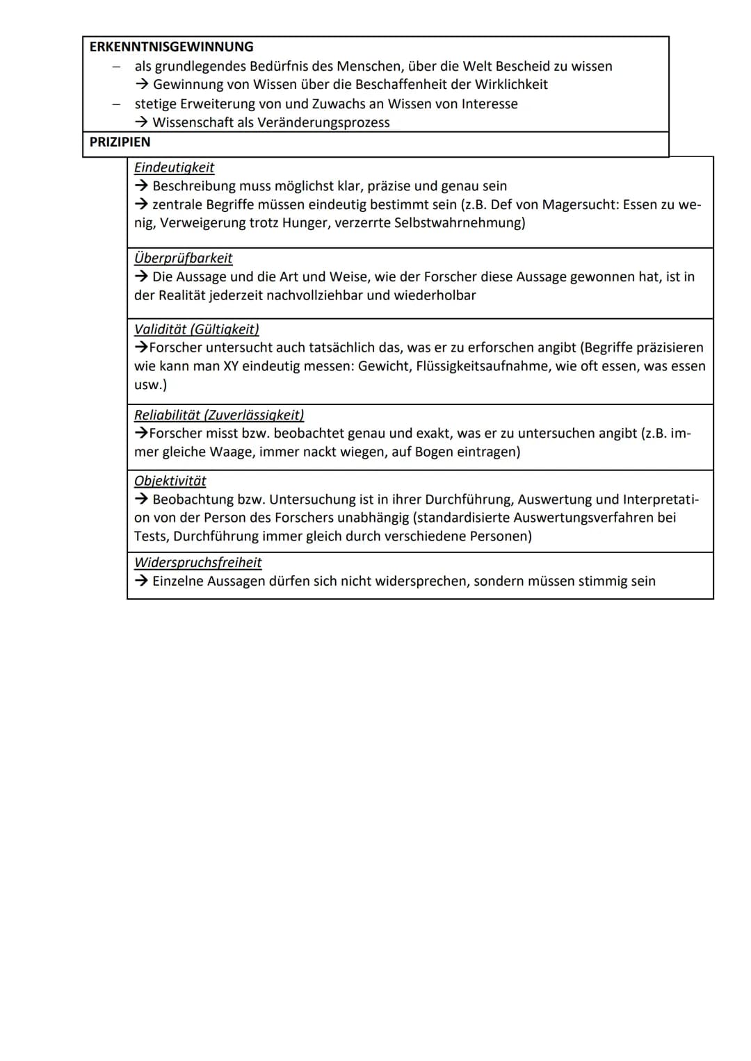 # 1) Ziele der Psychologie und Pädagogik
Einleitung
Def.: Wissenschaft bedeutet methodisch gewonnenes und in ein System gebrachtes Wissen