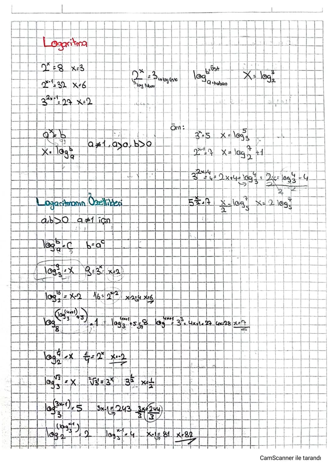 # Logaritma
2=8 x=3
2=32 X-6
32x27 x=2
$2^x = 3$
loy tubon
$log_a^{üst}$
actaban
$X= log_2^3$