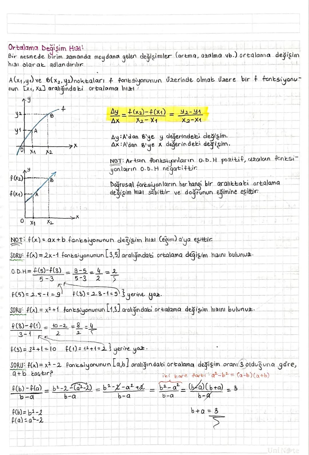 NOT: y=ax2 grafiği orrjinden geçer. I x'e Over y=0 ise
y=ax²+bx arjinder geher.
FONKSİYONLARDA UYGULAMALAR:
Fonksiyon Grafiğinin Eksenleri