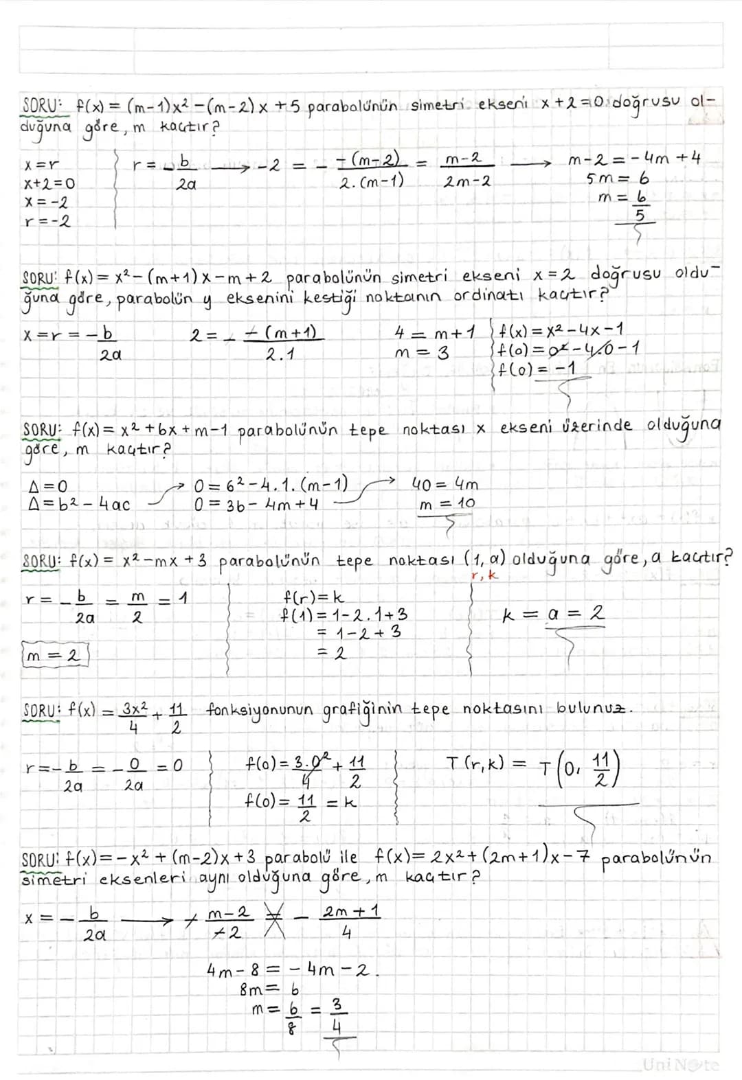 NOT: y=ax2 grafiği orrjinden geçer. I x'e Over y=0 ise
y=ax²+bx arjinder geher.
FONKSİYONLARDA UYGULAMALAR:
Fonksiyon Grafiğinin Eksenleri