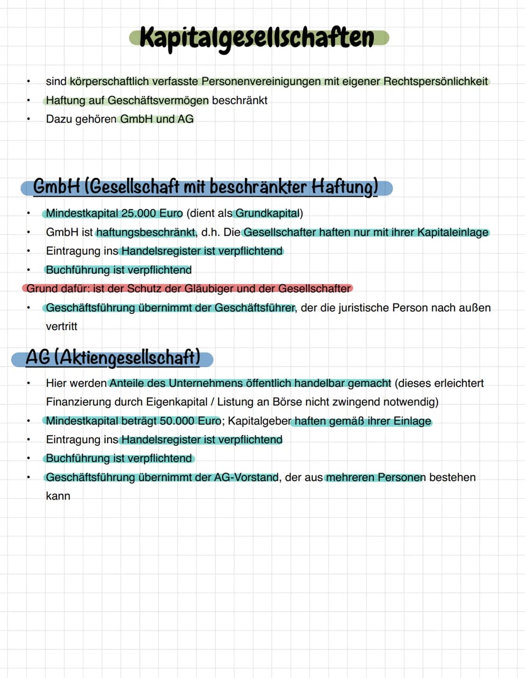 # Rechtsformen
OHG
Gründung: mindestens 2 Gesellschafter
Mindestkapital: kein Mindest kapital notwendig
Geschäftsführung: jeder Gesellsc